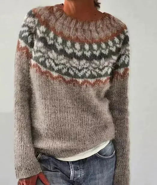 Danique | Timeless Vintage-Inspired Sweater - Lizabella Fashion -  -  - Danique | Timeless Vintage-Inspired Sweater - Lizabella Fashion - #tag1# - #tag2#