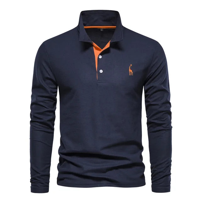 Polo Uomo Classica Maniche Lunghe Cotone - Vesarelli