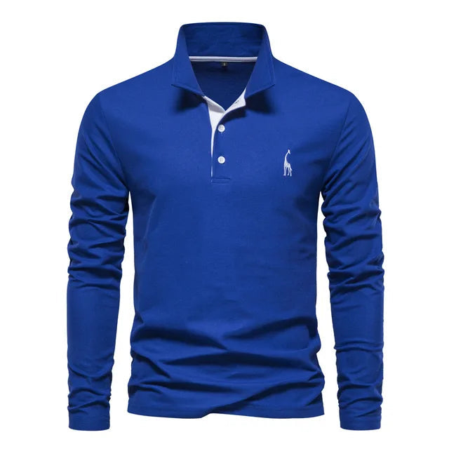 Dario | Polo Uomo Manica Lunga – Elegante, Versatile & Confortevole 10