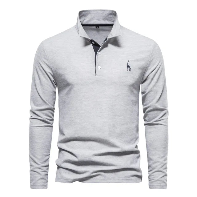 Dario | Polo Uomo Manica Lunga – Elegante, Versatile & Confortevole 12