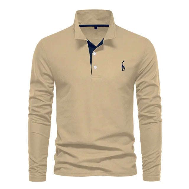 Dario | Polo Uomo Manica Lunga – Elegante, Versatile & Confortevole 13