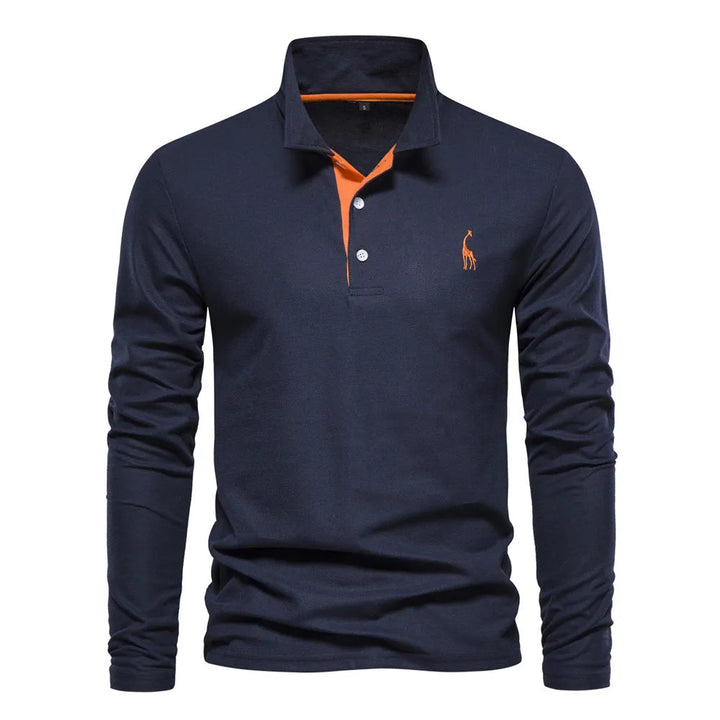 Dario | Polo Uomo Manica Lunga – Elegante, Versatile & Confortevole 2