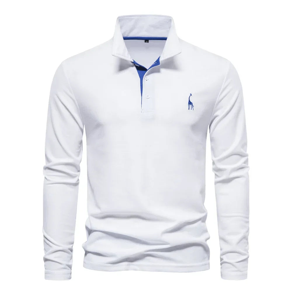 Dario | Polo Uomo Manica Lunga – Elegante, Versatile & Confortevole 6
