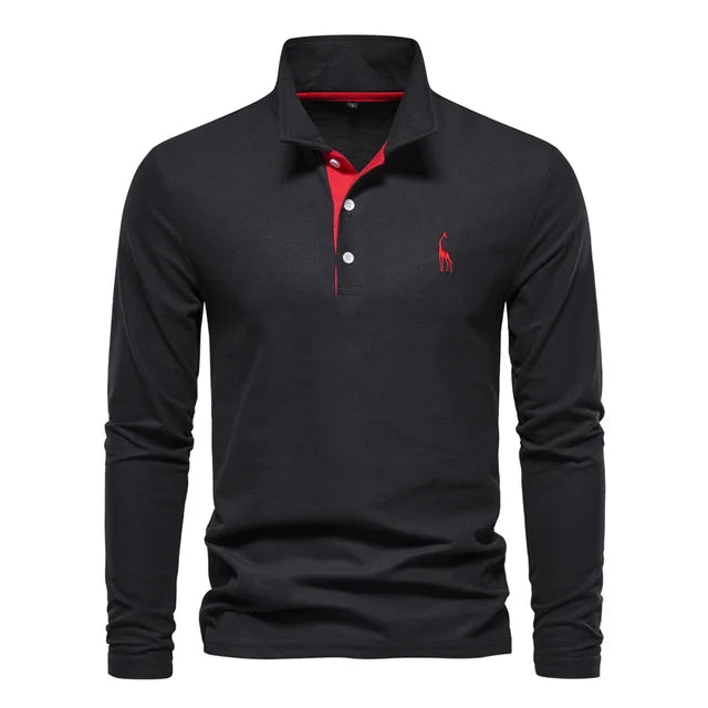 Dario | Polo Uomo Manica Lunga – Elegante, Versatile & Confortevole 7