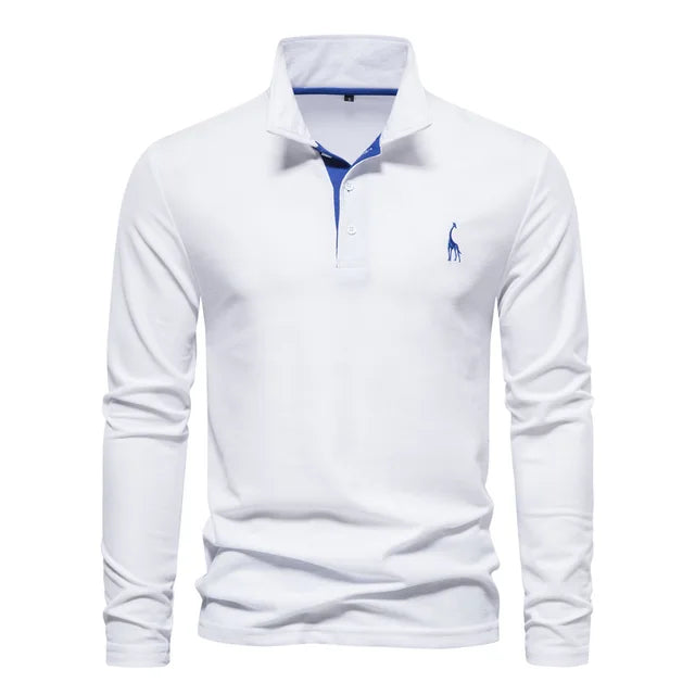 Dario | Polo Uomo Manica Lunga – Elegante, Versatile & Confortevole 8