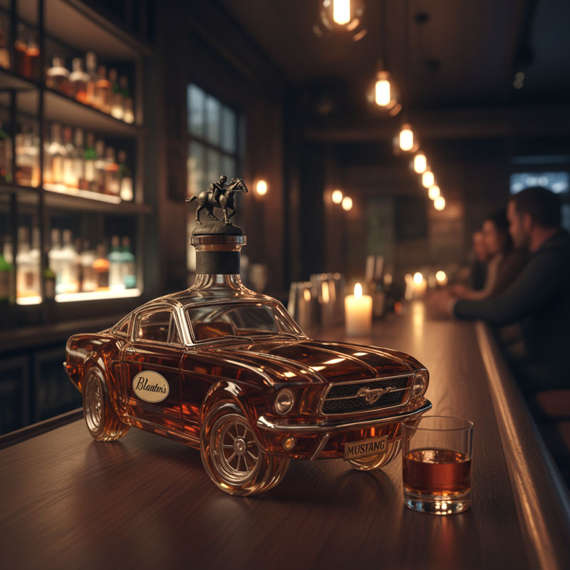 Decanter per whisky a forma di auto Mustang per bar di casa 1