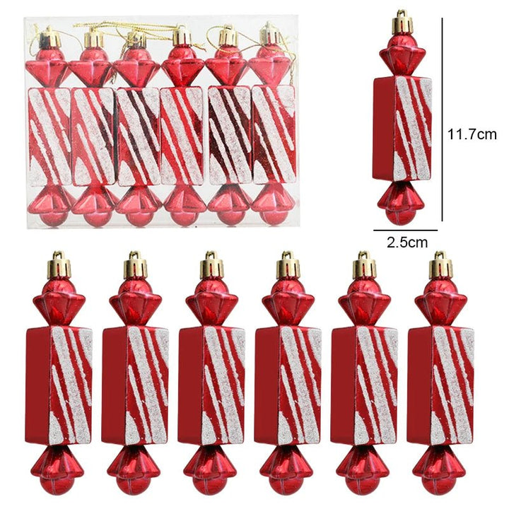Decorazioni natalizie - Ciondoli a forma di albero per decorazioni natalizie 17