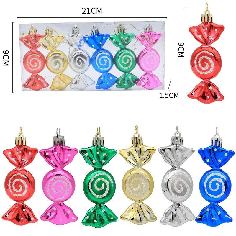 Decorazioni natalizie - Ciondoli a forma di albero per decorazioni natalizie 24