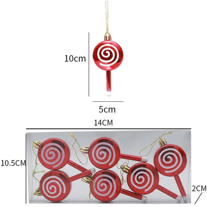 Decorazioni natalizie - Ciondoli a forma di albero per decorazioni natalizie 29