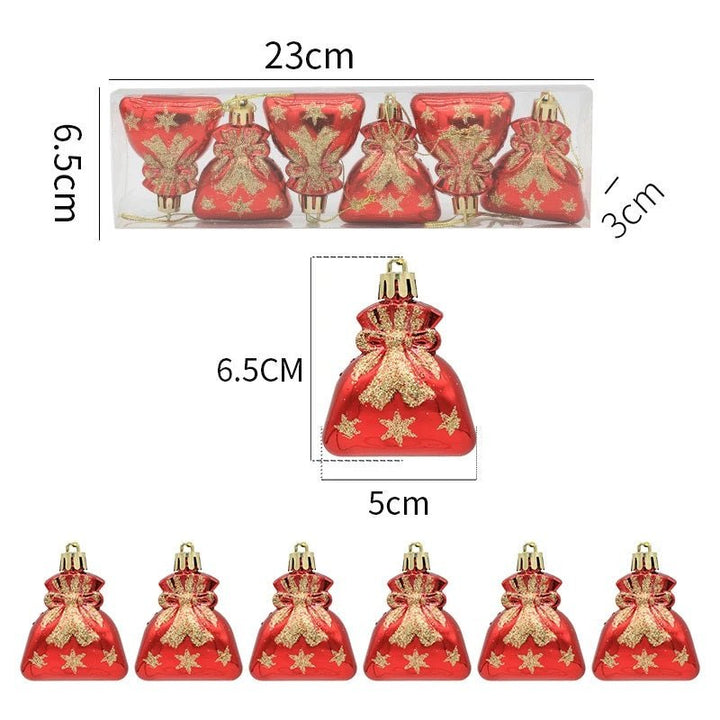 Decorazioni natalizie - Ciondoli a forma di albero per decorazioni natalizie 35