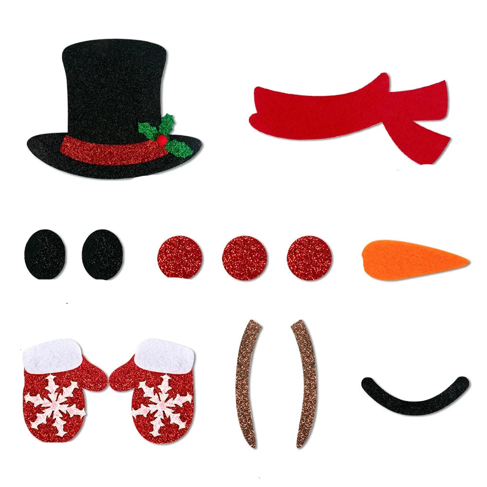 Set Adesivi Natalizi Decorativi Cartoni Animati Pareti e Regali - Vesarelli