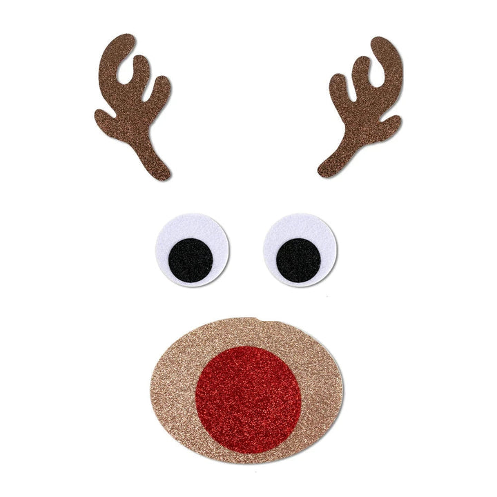 Decorazioni per feste | Set di adesivi natalizi con cartoni animati invernali per pareti e regali 7