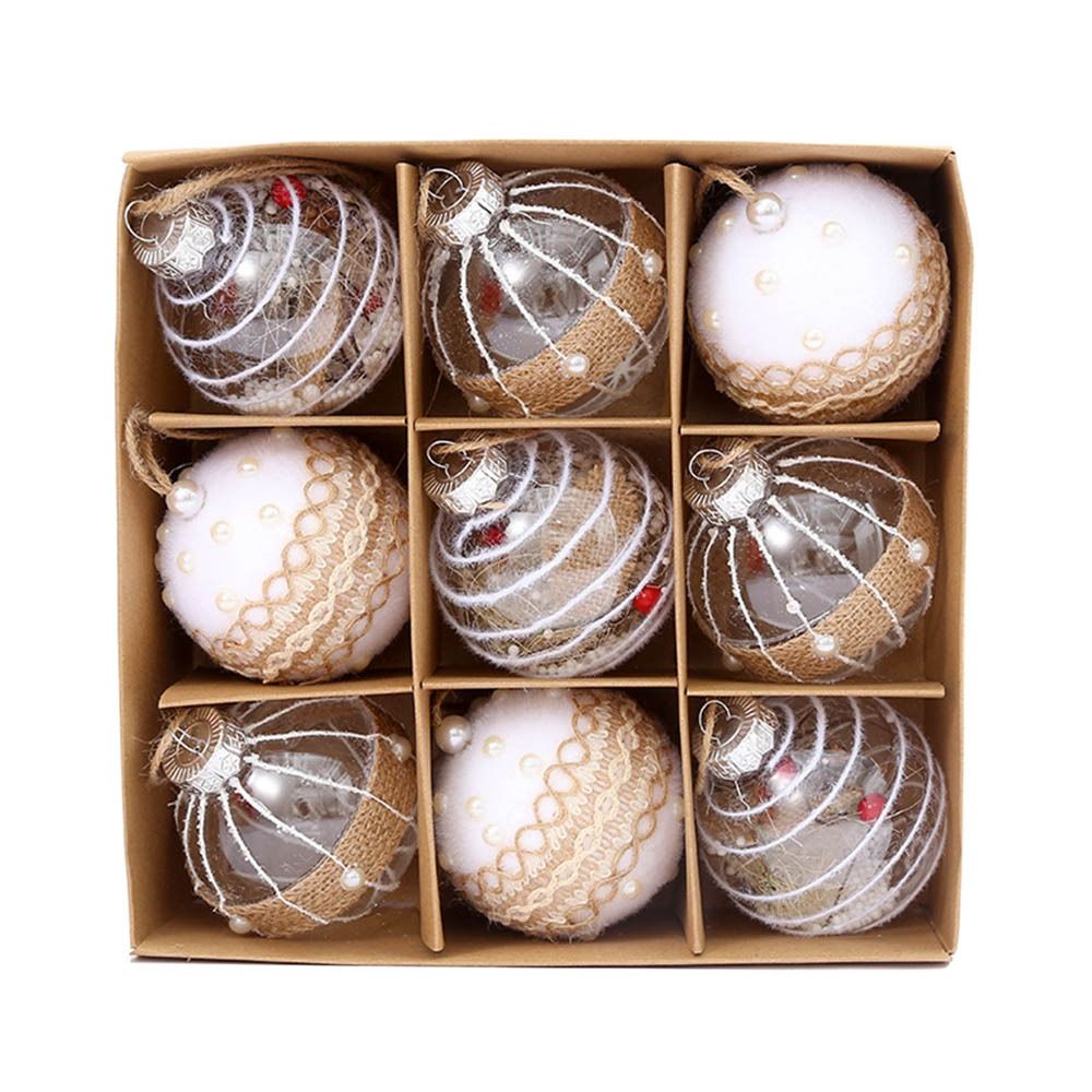 Decorazioni Natale Palline Sospese per Albero Addobbi Feste - Vesarelli