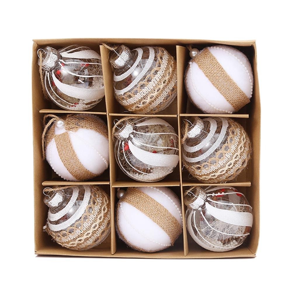 Decorazioni per l'albero di Natale | Palline decorative sospese per l'allestimento delle feste 3