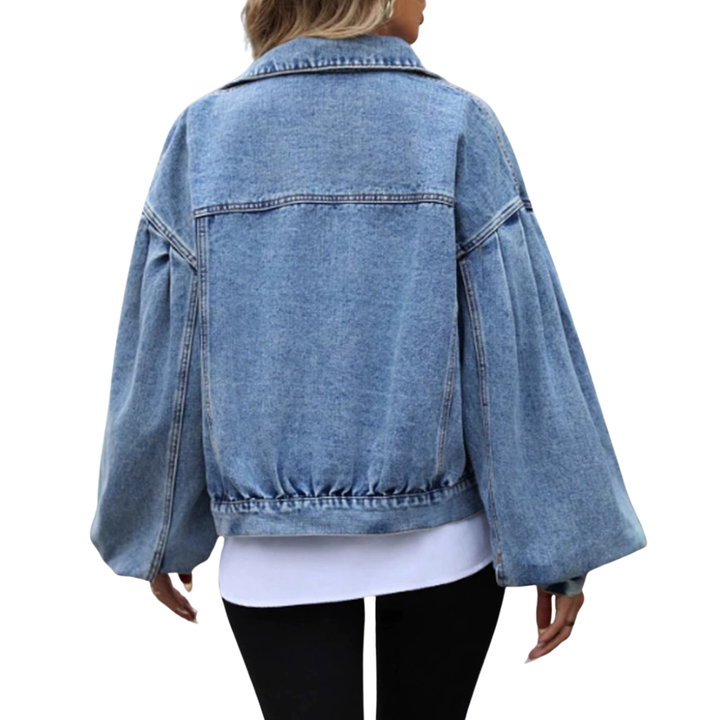 Denim giacca Donna | Taglio ampio chic & Linea cropped slancia