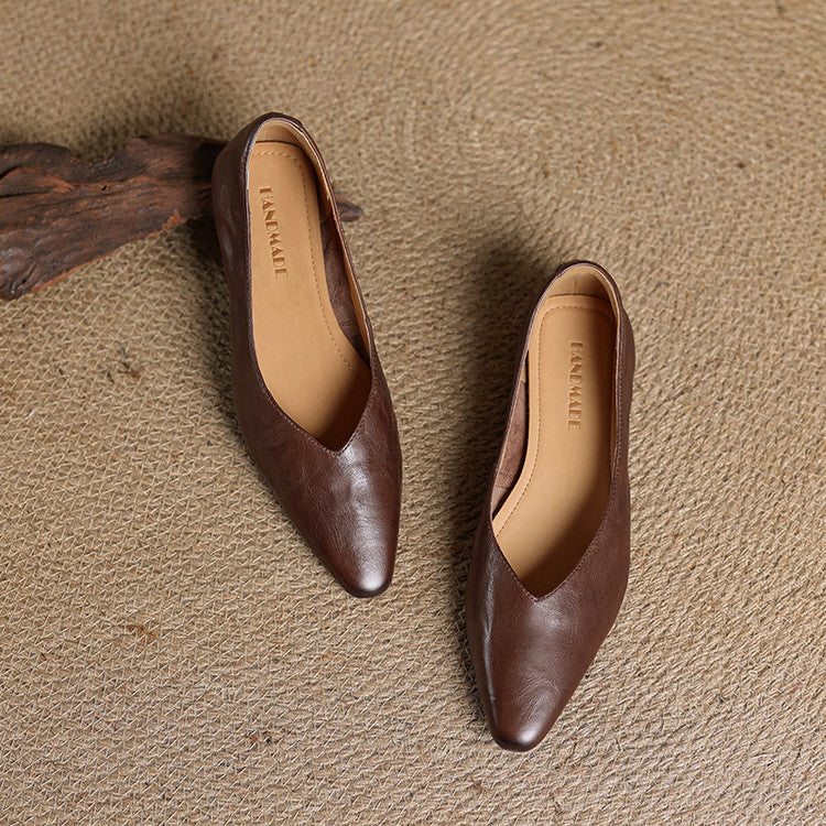 Ballerine Donna in Pelle Vera Eleganti Classiche