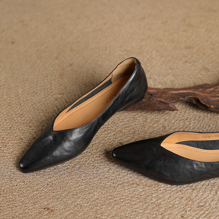 Ballerine Donna in Pelle Vera Eleganti Classiche