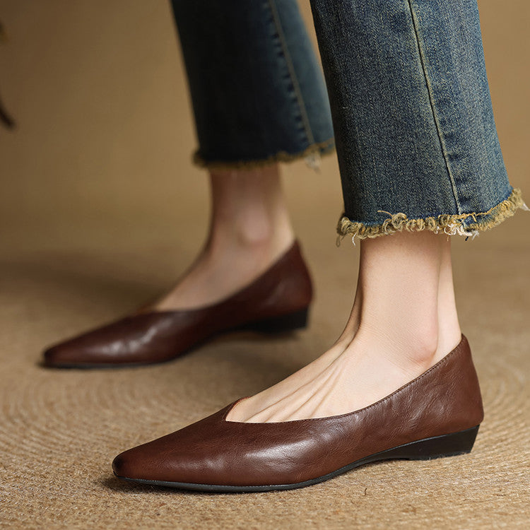 Ballerine Donna in Pelle Vera Eleganti Classiche