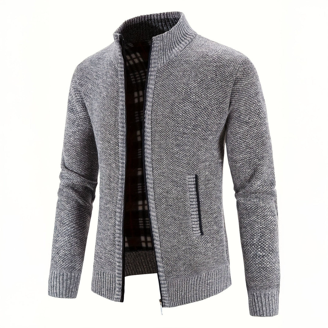 Gilet Uomo con Zip Tessuto Leggero Slim Fit