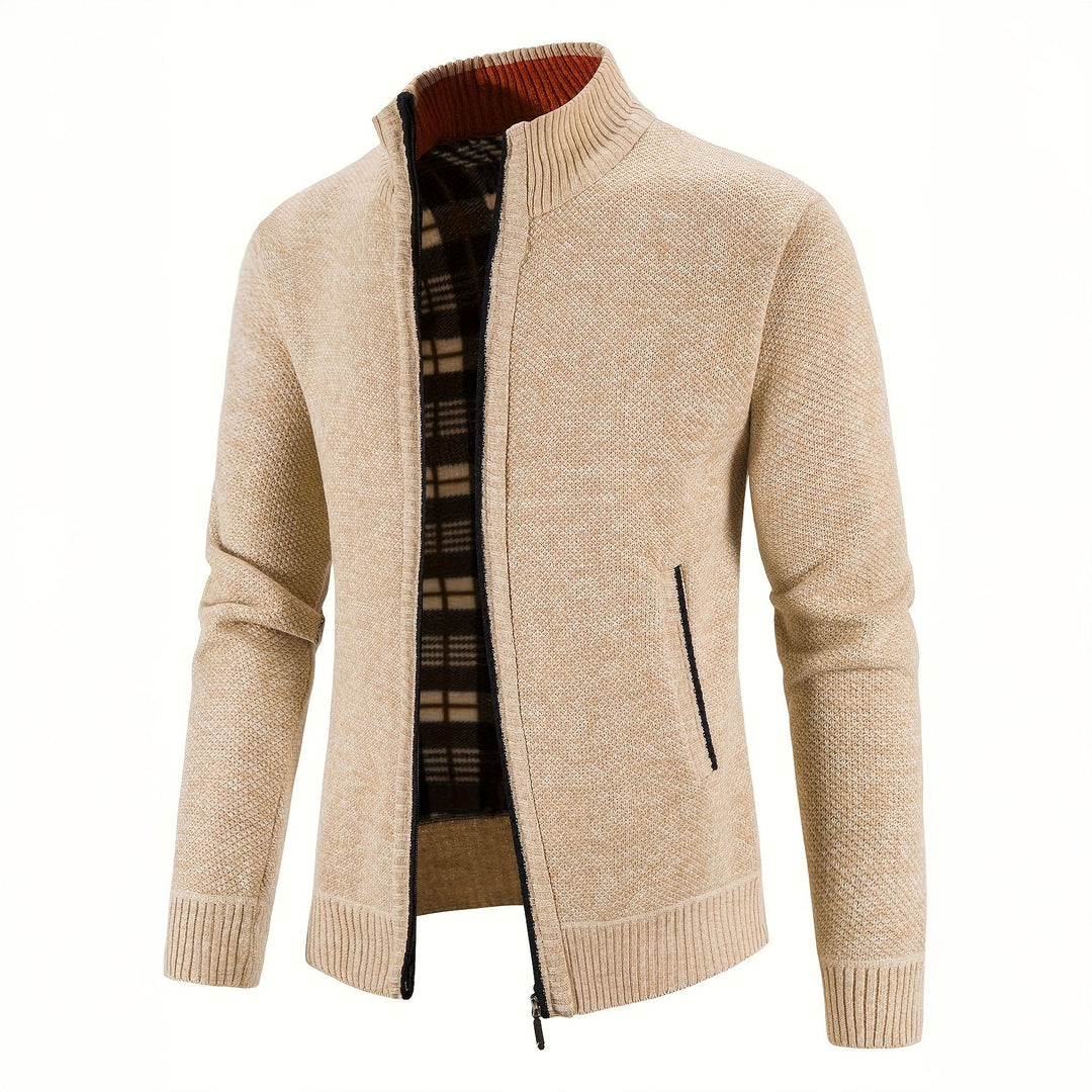 Gilet Uomo con Zip Tessuto Leggero Slim Fit