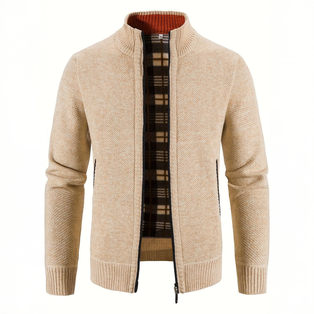 Gilet Uomo con Zip Tessuto Leggero Slim Fit