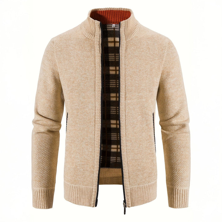 Gilet Uomo con Zip Tessuto Leggero Slim Fit