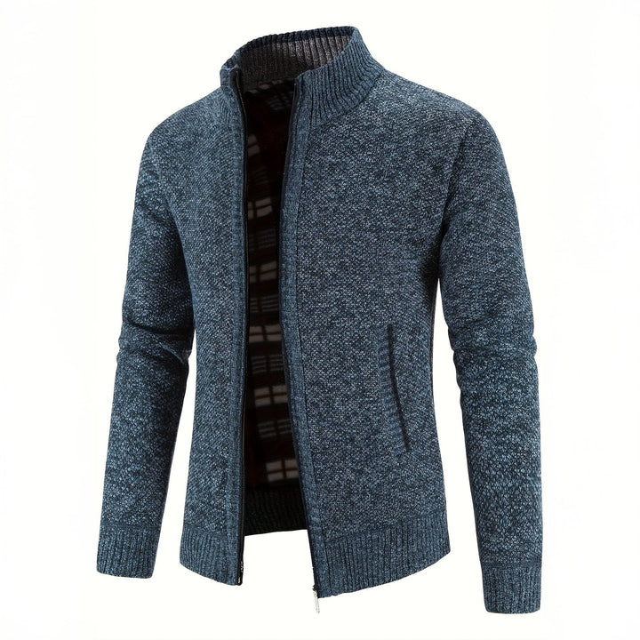 Gilet Uomo con Zip Tessuto Leggero Slim Fit
