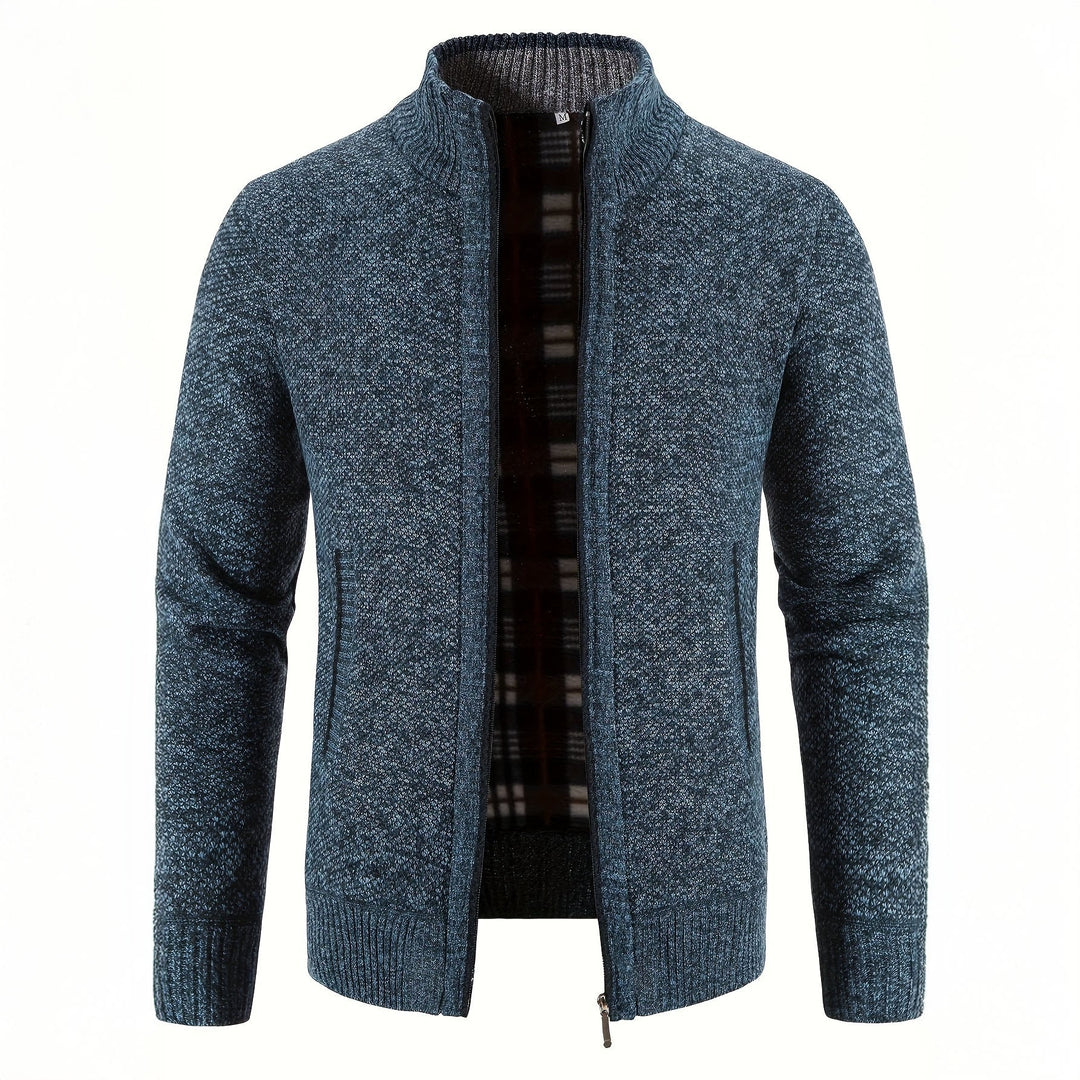 Gilet Uomo con Zip Tessuto Leggero Slim Fit