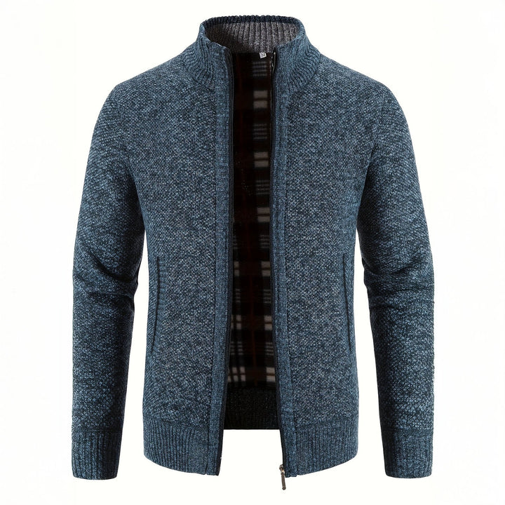 Gilet Uomo con Zip Tessuto Leggero Slim Fit