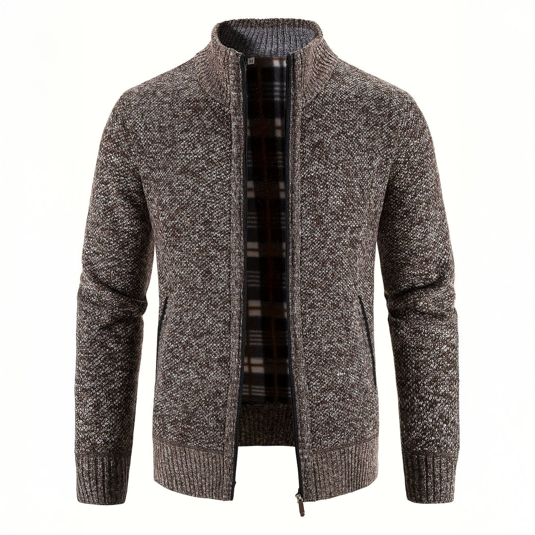 Gilet Uomo con Zip Tessuto Leggero Slim Fit