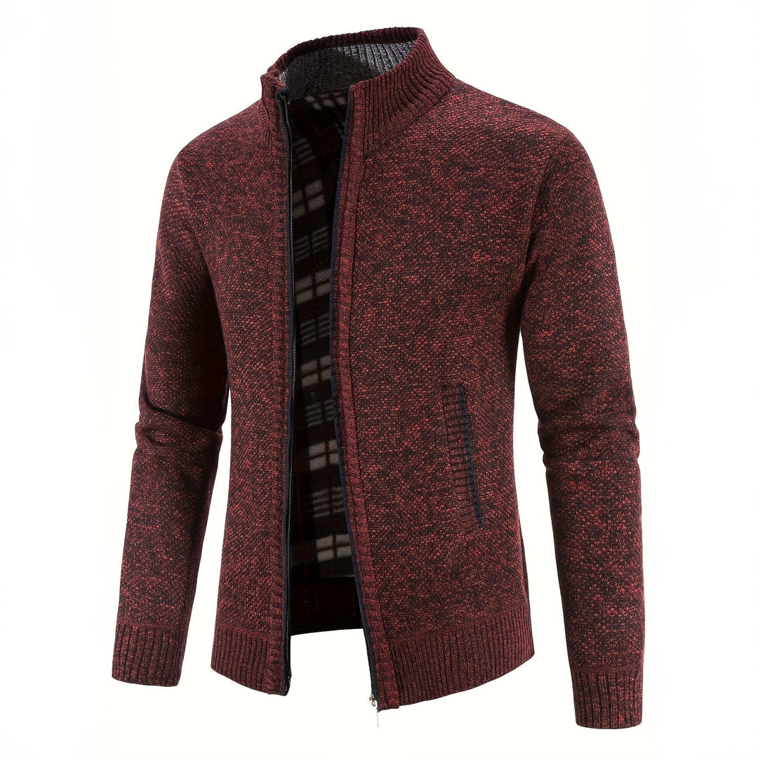 Gilet Uomo con Zip Tessuto Leggero Slim Fit