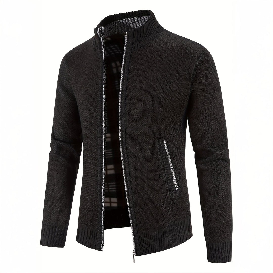Gilet Uomo con Zip Tessuto Leggero Slim Fit