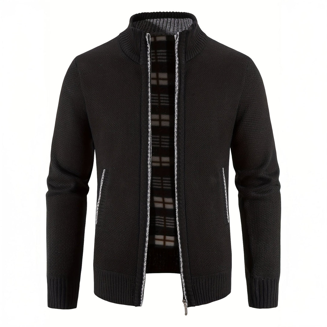 Gilet Uomo con Zip Tessuto Leggero Slim Fit