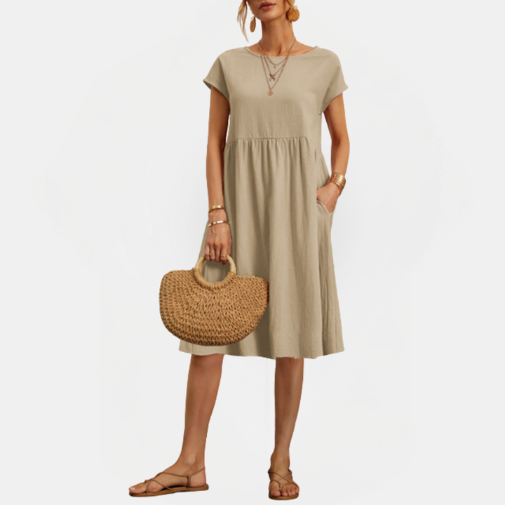 Abito Midi Donna Estivo Vestibilità Comoda - Vesarelli
