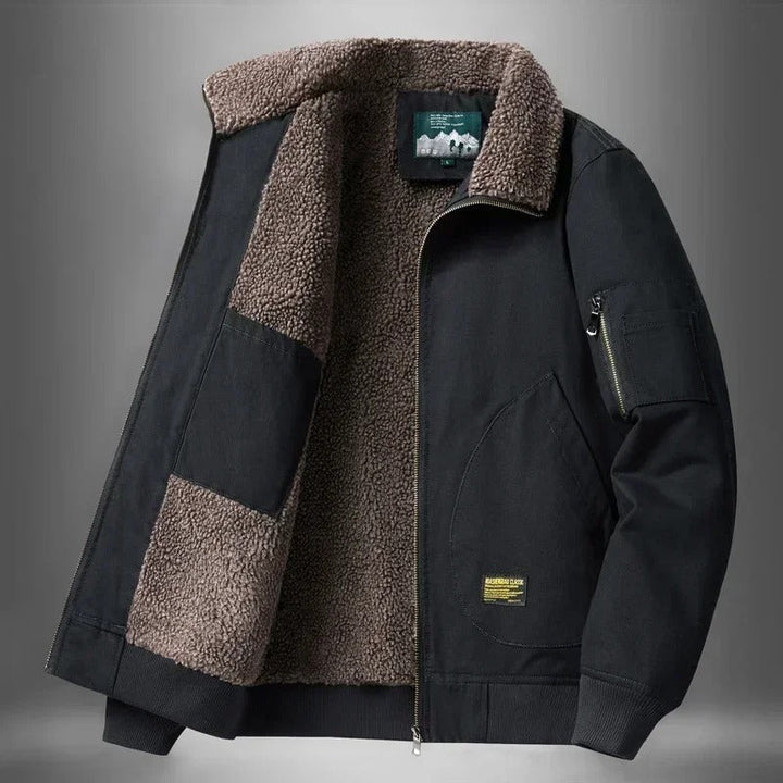 Bomber Uomo Caldo e Confortevole Stile Pilota - Vesarelli