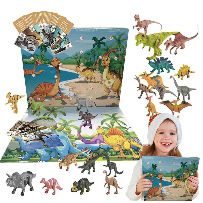 Calendario Avvento Bambino Tema Dinosauri Sorprese Quotidiane - Vesarelli