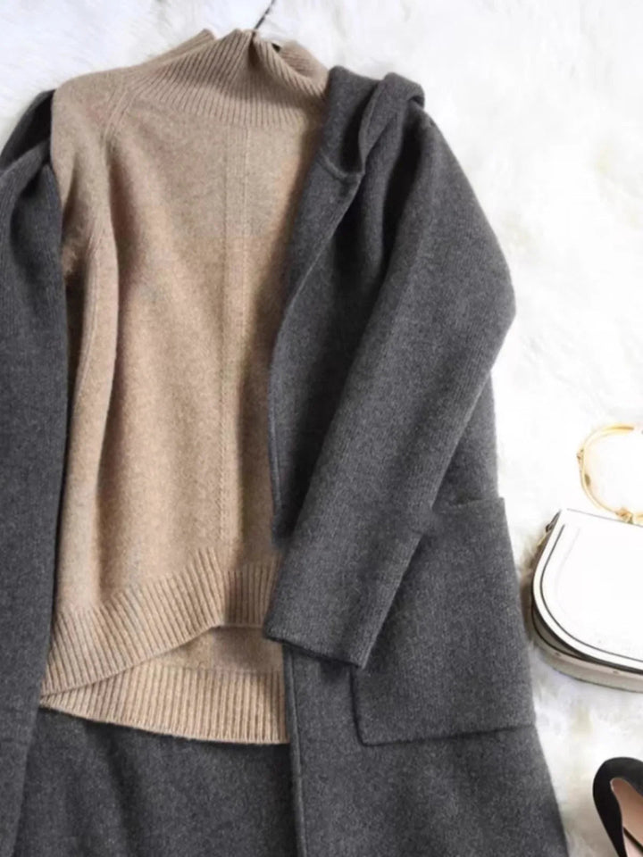 Dolcevita Oversize Caldo dal Design Moderno da Donna | Selina