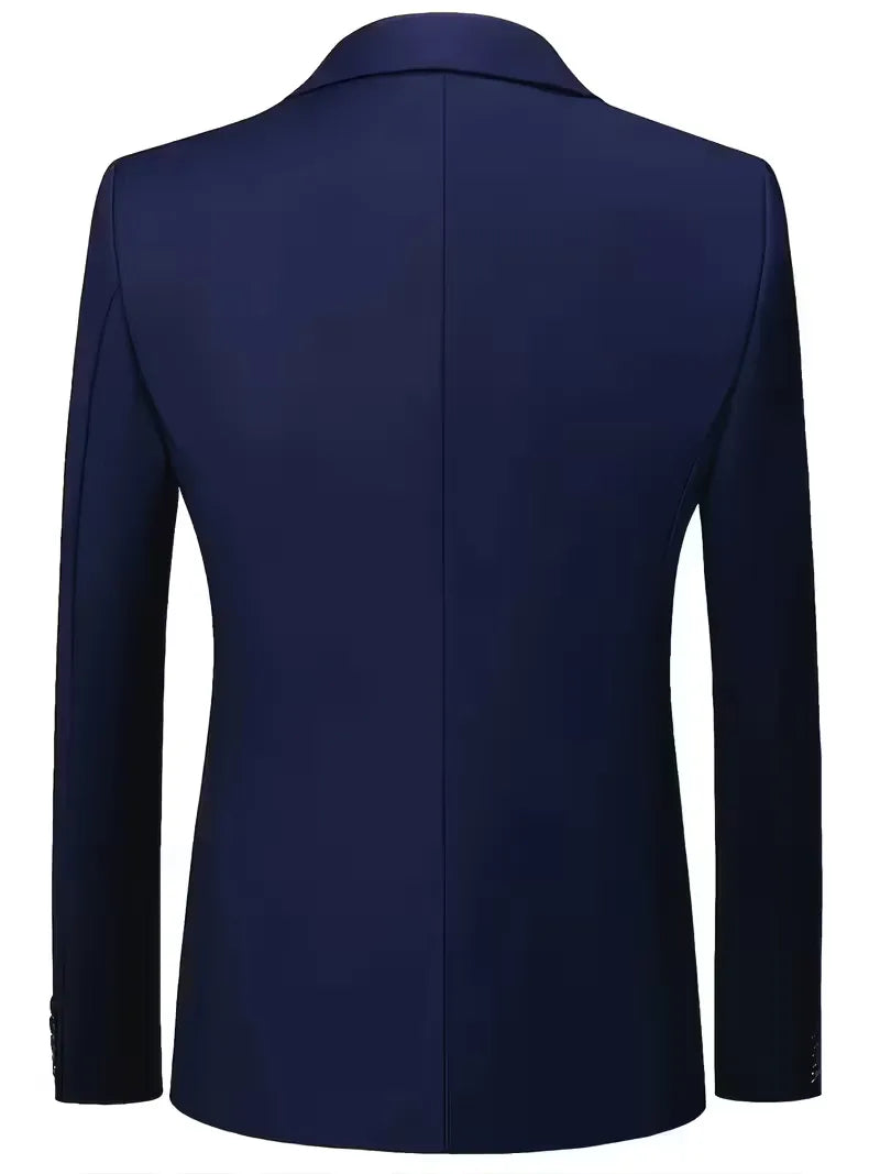Completo Uomo Tre Pezzi Elegante Slim Fit
