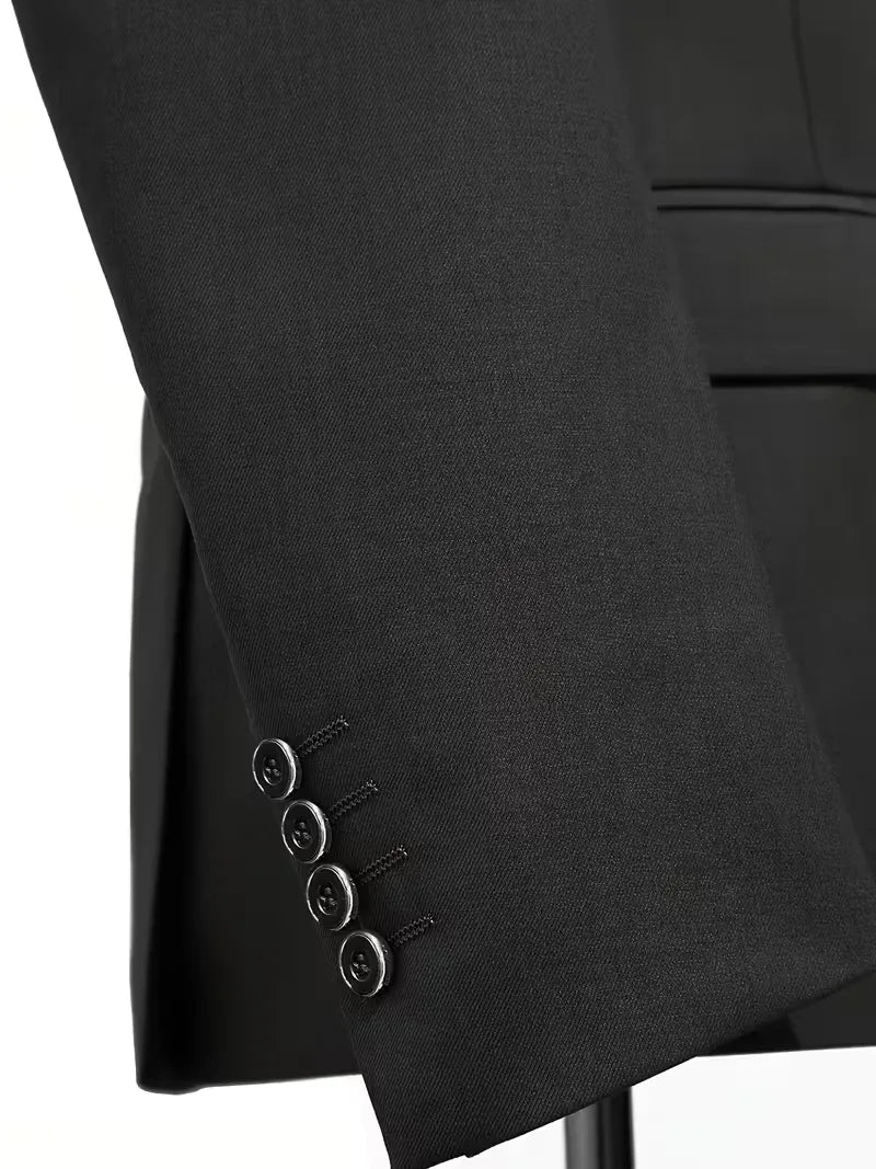 Completo Uomo Tre Pezzi Elegante Slim Fit