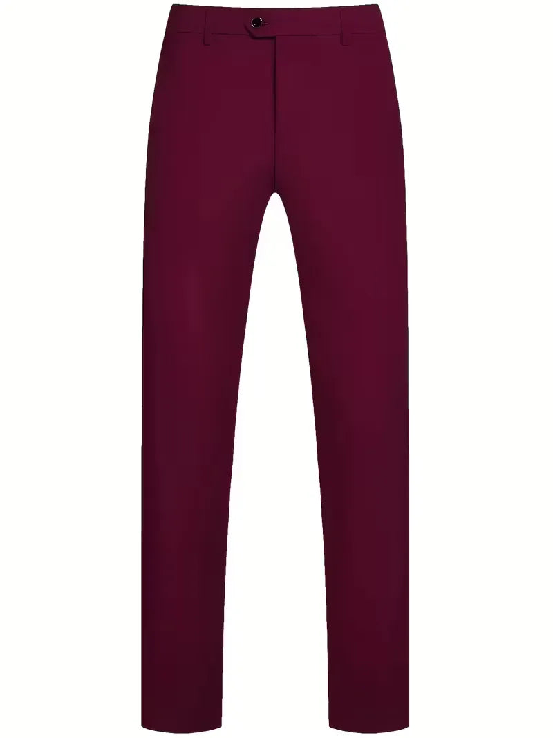 Completo Uomo Tre Pezzi Elegante Slim Fit