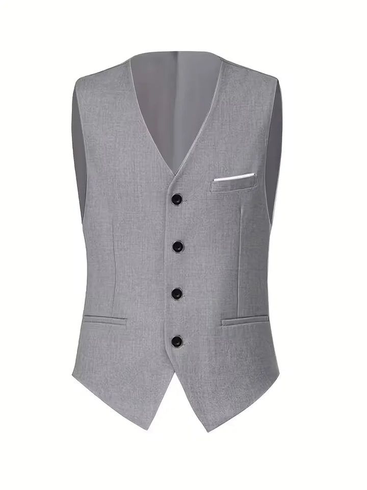 Completo Uomo Tre Pezzi Elegante Slim Fit
