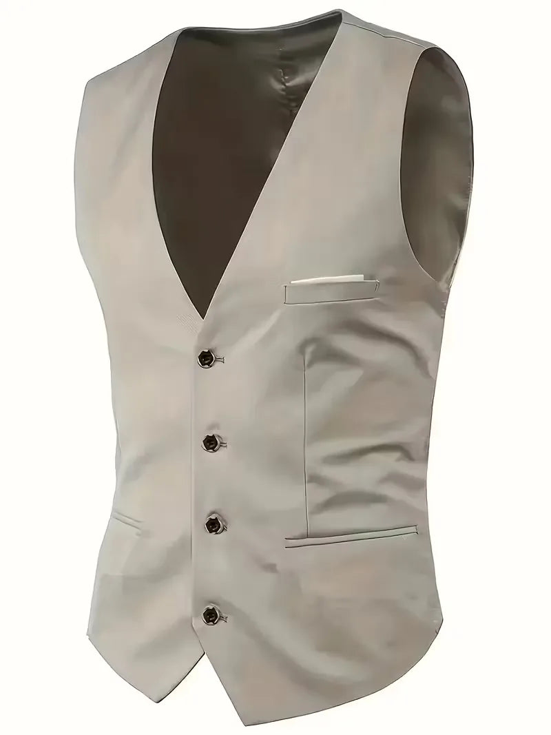 Completo Uomo Tre Pezzi Elegante Slim Fit