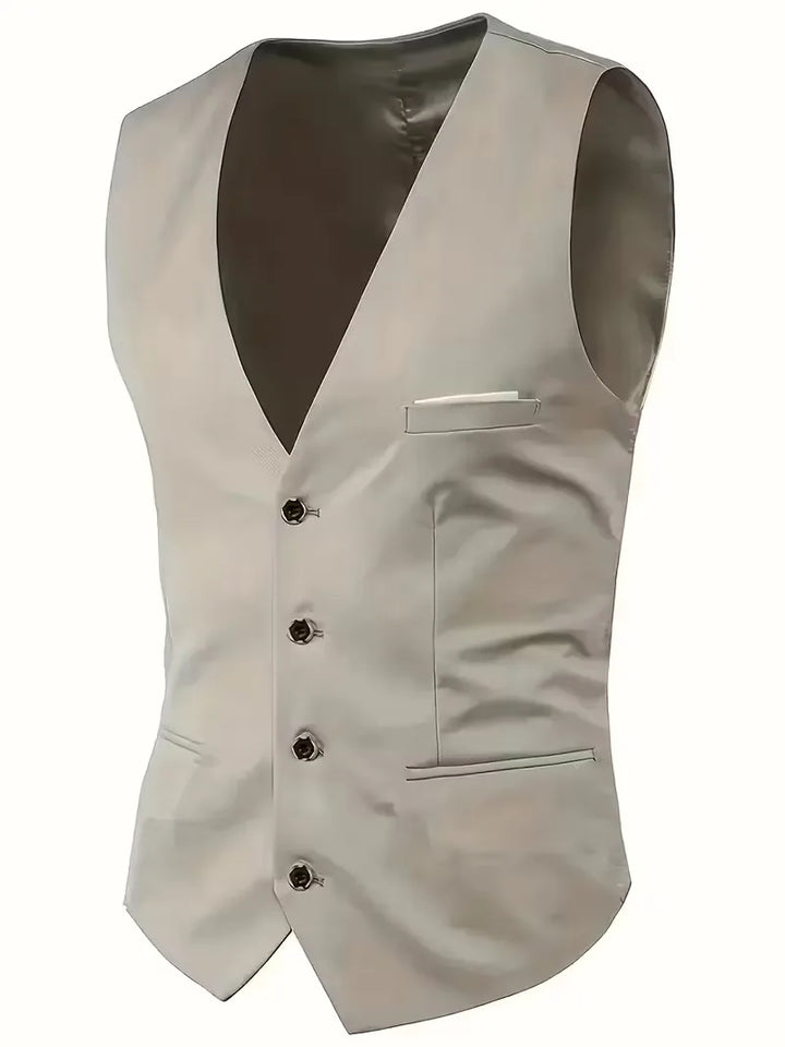 Completo Uomo Tre Pezzi Elegante Slim Fit