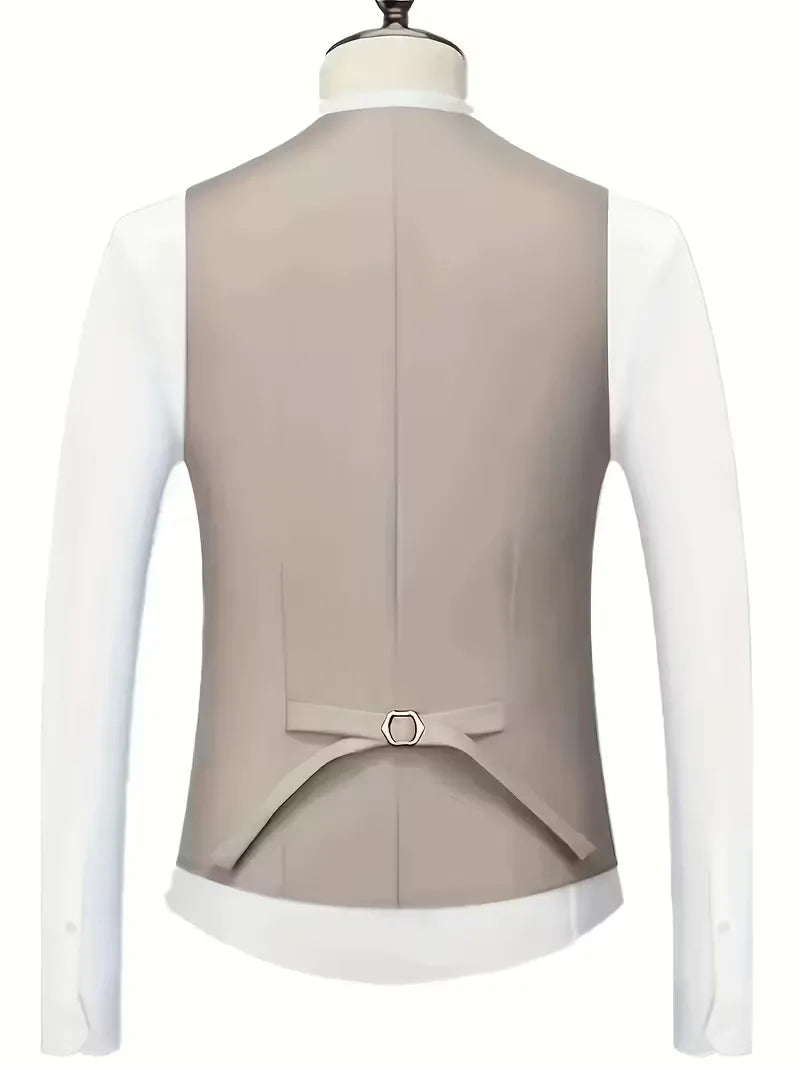 Completo Uomo Tre Pezzi Elegante Slim Fit