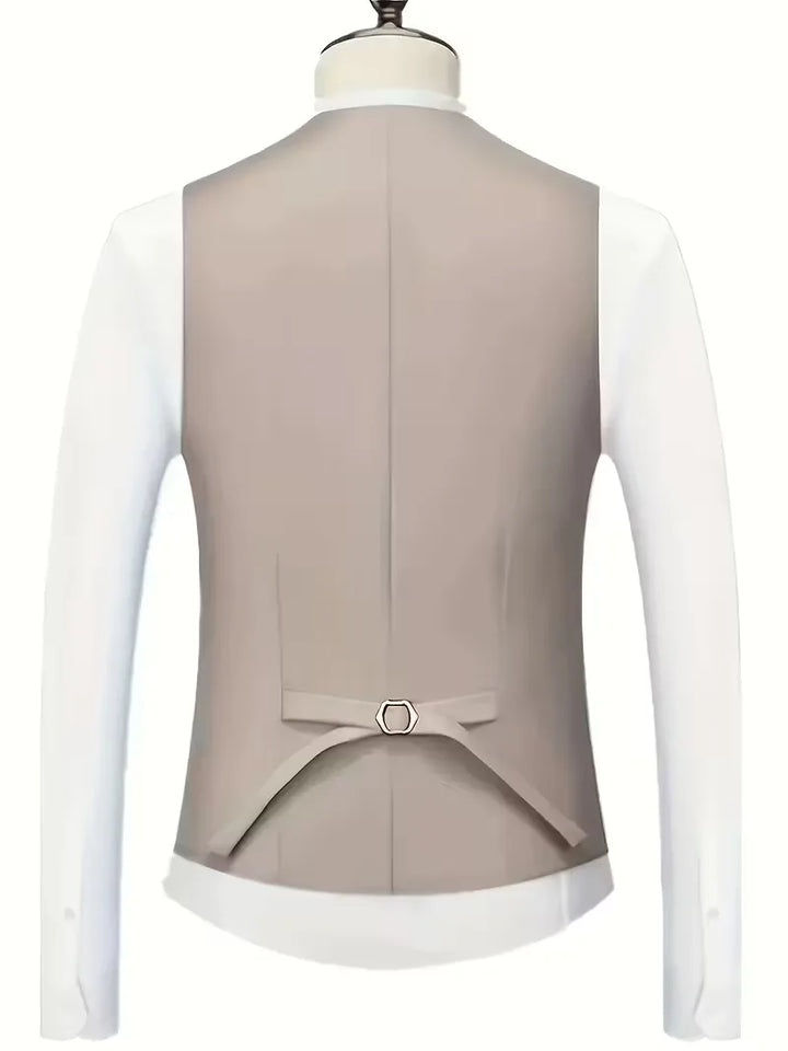 Completo Uomo Tre Pezzi Elegante Slim Fit