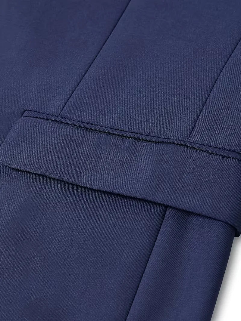 Completo Uomo Tre Pezzi Elegante Slim Fit
