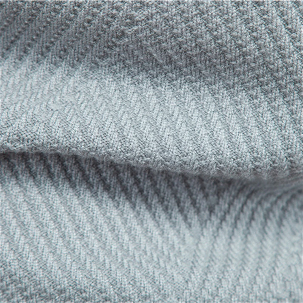 Pullover Uomo Maglia Morbida a Righe Vestibilità Moderna
