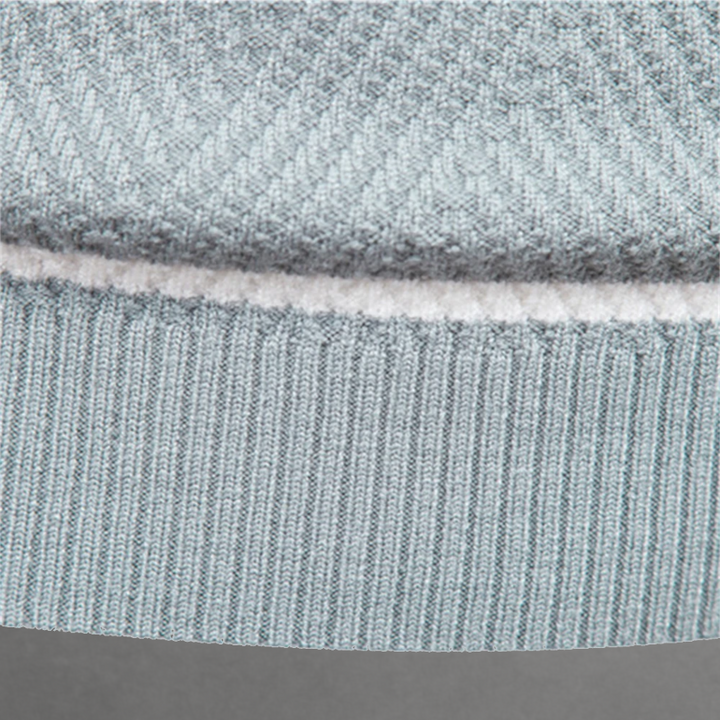 Pullover Uomo Maglia Morbida a Righe Vestibilità Moderna