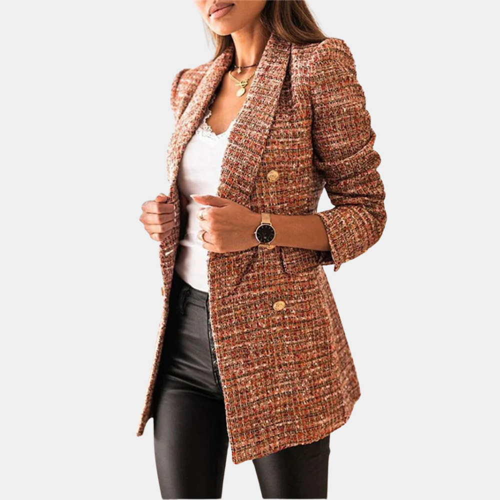 Blazer Donna Sartoriale Tessuto Leggero Vestibilità Classica - Vesarelli