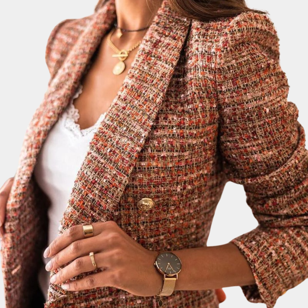 Blazer Donna Sartoriale Tessuto Leggero Vestibilità Classica